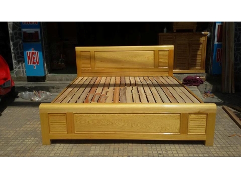 Giường Gỗ Tự Nhiên 39