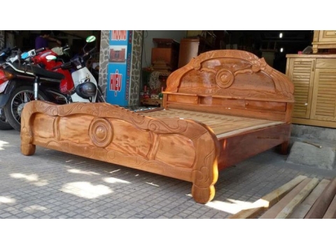 Giường Gỗ Tự Nhiên 37