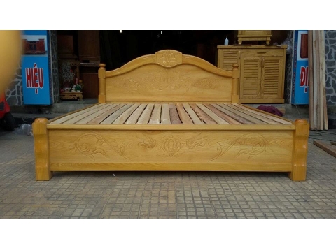 Giường Gỗ Tự Nhiên 34