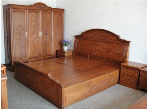 Giường Gỗ Tự Nhiên 14
