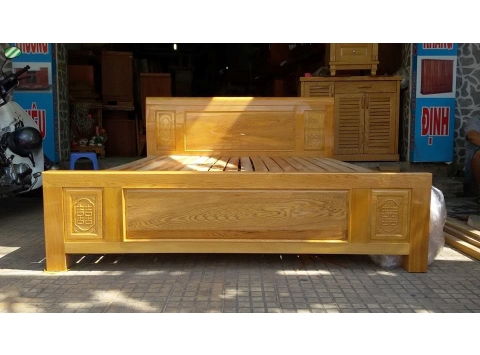 Giường Gỗ Tự Nhiên 38