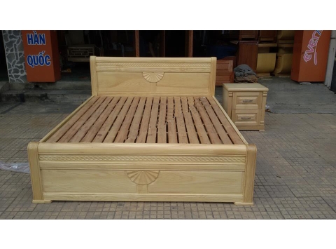 Giường Gỗ Tự Nhiên 24